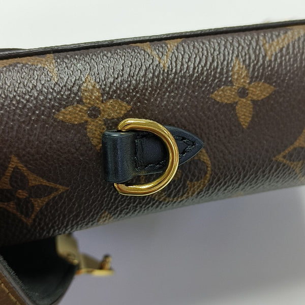 CAMERA BOX Monogram Coated Canvas Brown