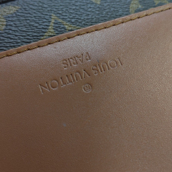 MARCEAU Monogram Coated Canvas Brown