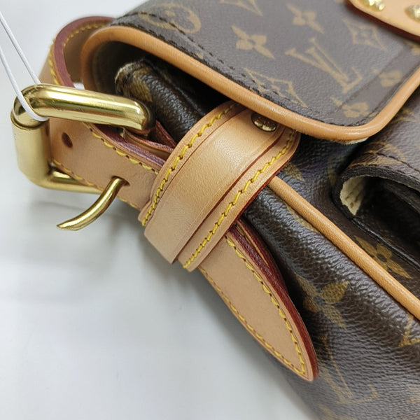 HUDSON PM Monogram Coated Canvas Brown