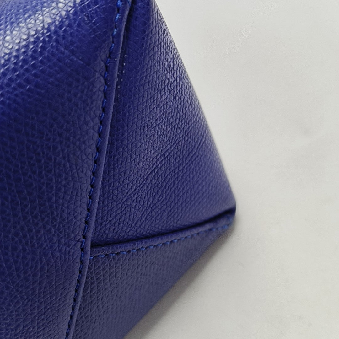 VERTICAL CABAS Mini Calfskin Blue