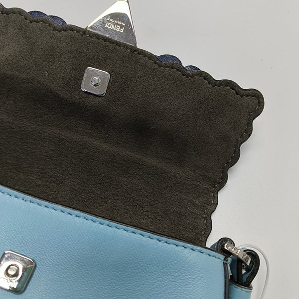Baguette Micro Calfskin Blue