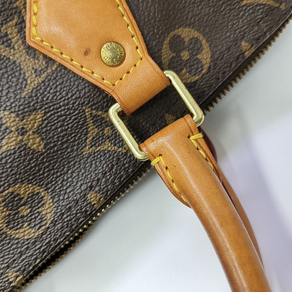 SPEEDY 30 Monogram Coated Canvas Brown