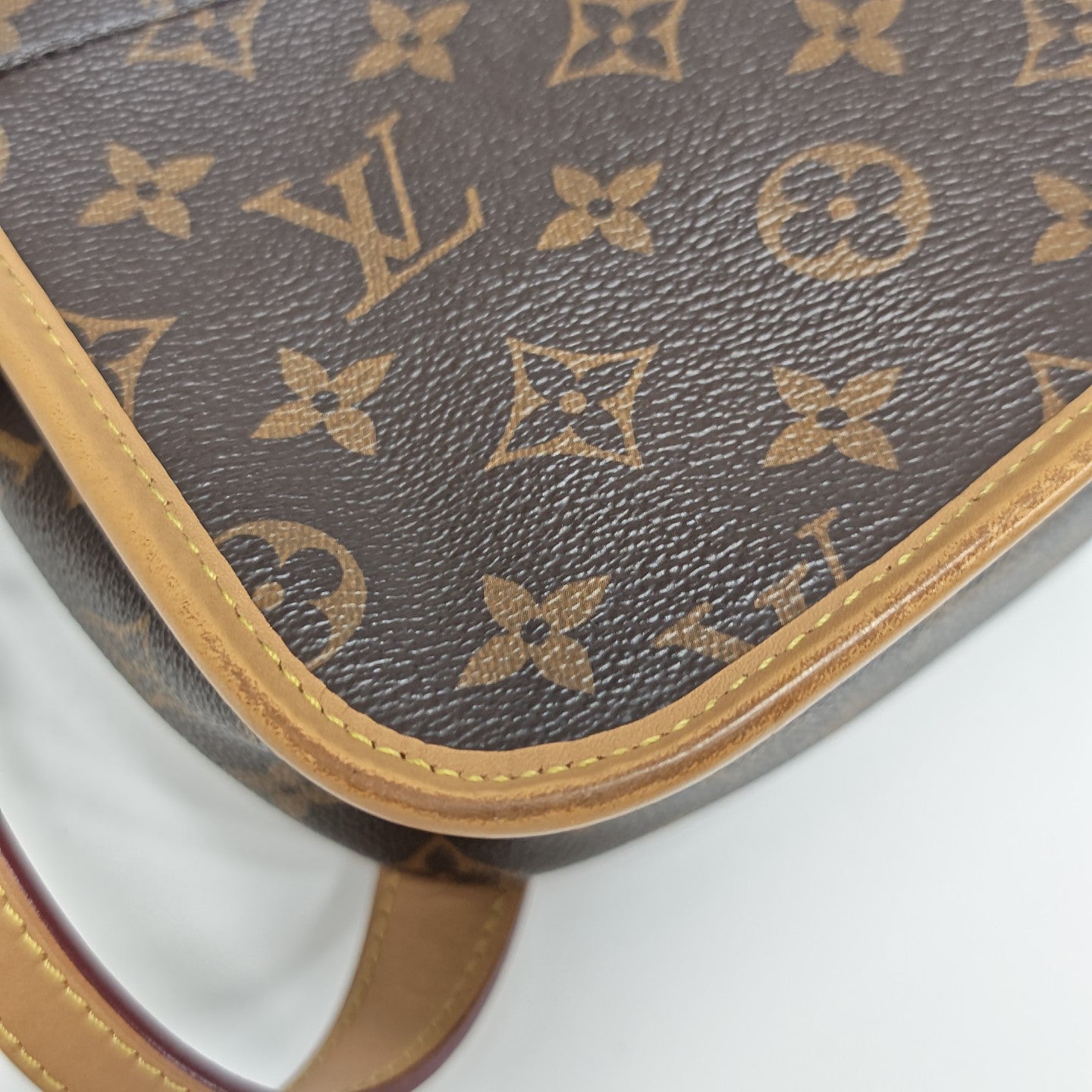 DIANE Monogram Coated Canvas Brown