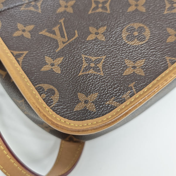 DIANE Monogram Coated Canvas Brown