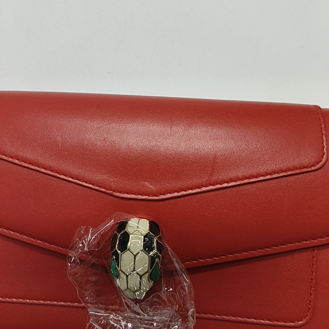 SERPENTI FOREVER Calfskin Red
