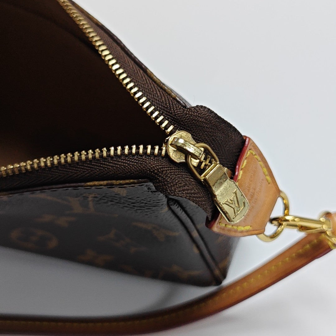 ACCESSOIRES GM Monogram Coated Canvas Brown