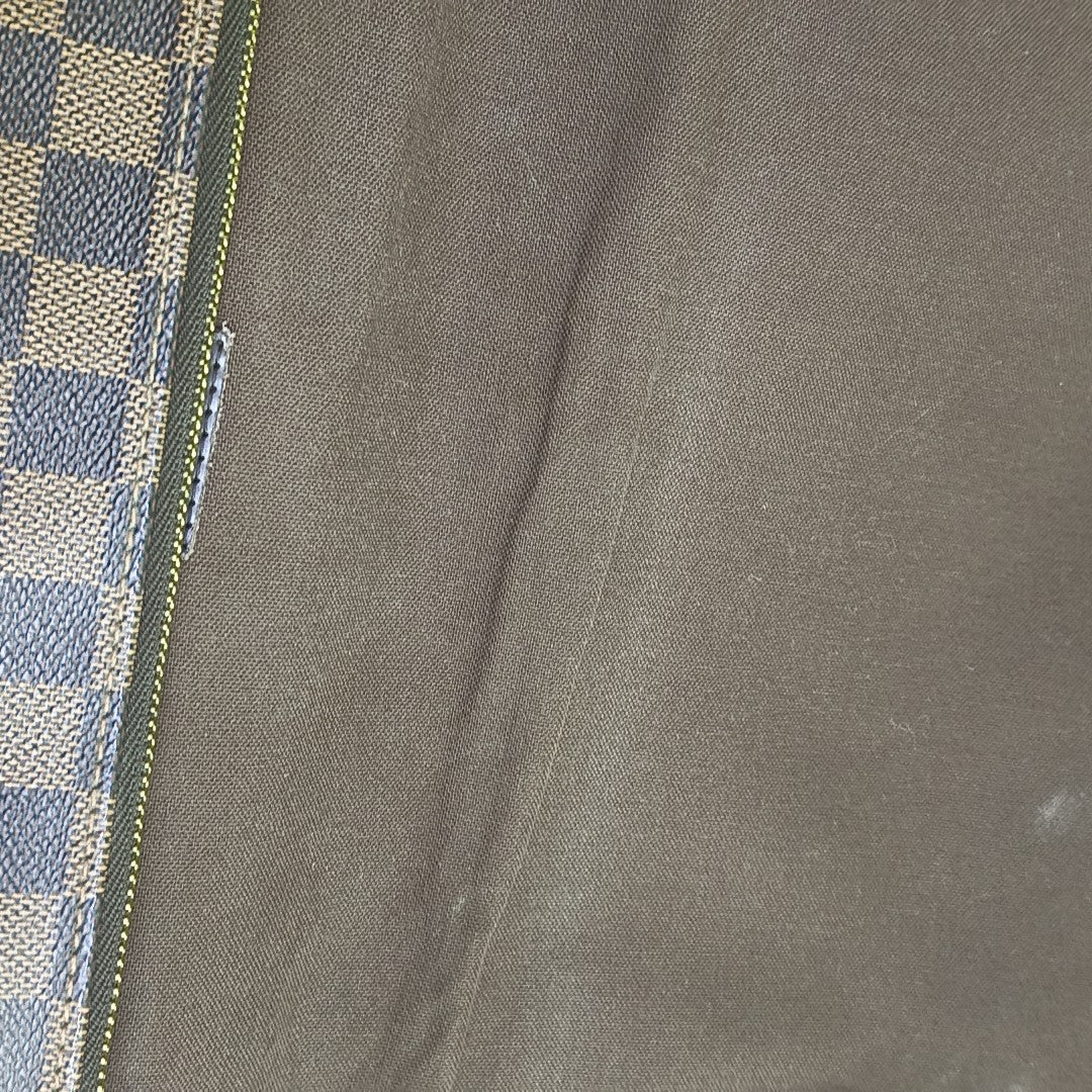 BROOKLYN MM Damier Ebene Coated Canvas Brown