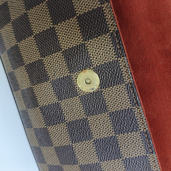 RECOLETA Damier Ebene Coated Canvas Brown