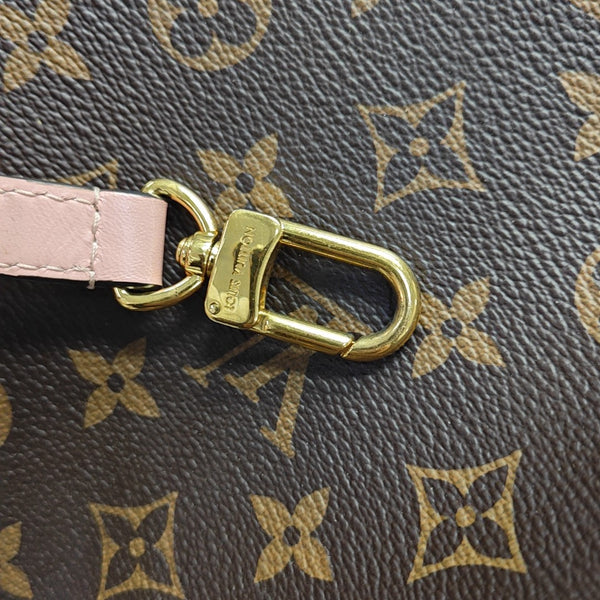 NÉONOÉ MM Monogram Coated Canvas Brown
