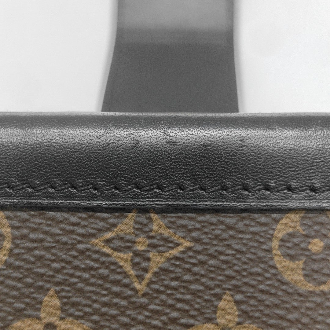 PETITE MALLE Monogram Coated Canvas Brown