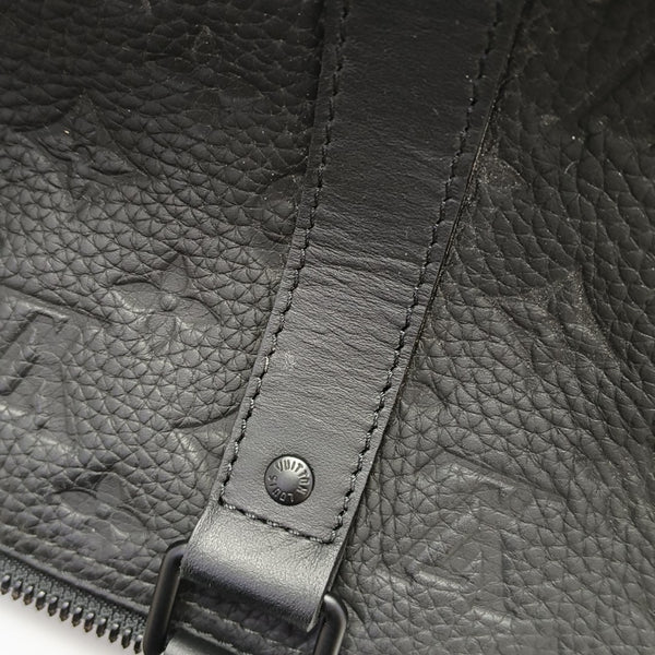 KEEPALL 35 Monogram Calfskin Black