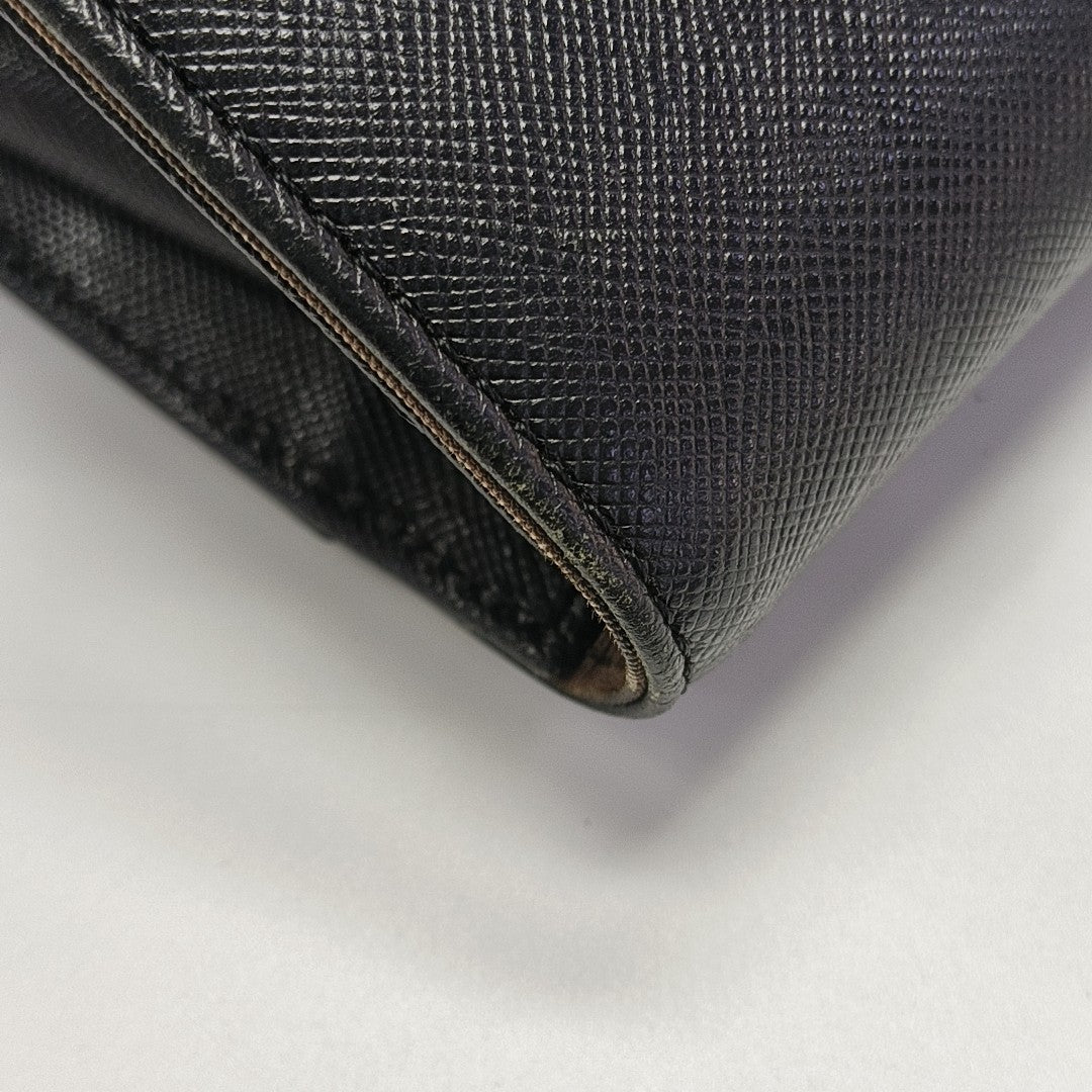 Calfskin Top Handle Bag Black