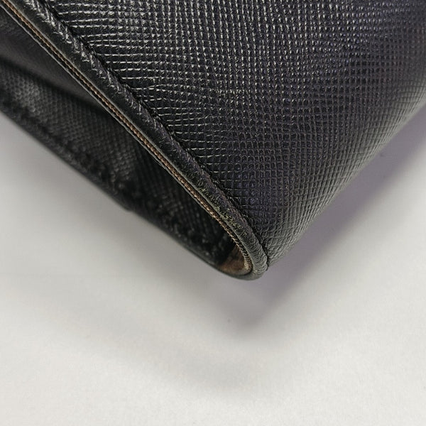 Calfskin Top Handle Bag Black