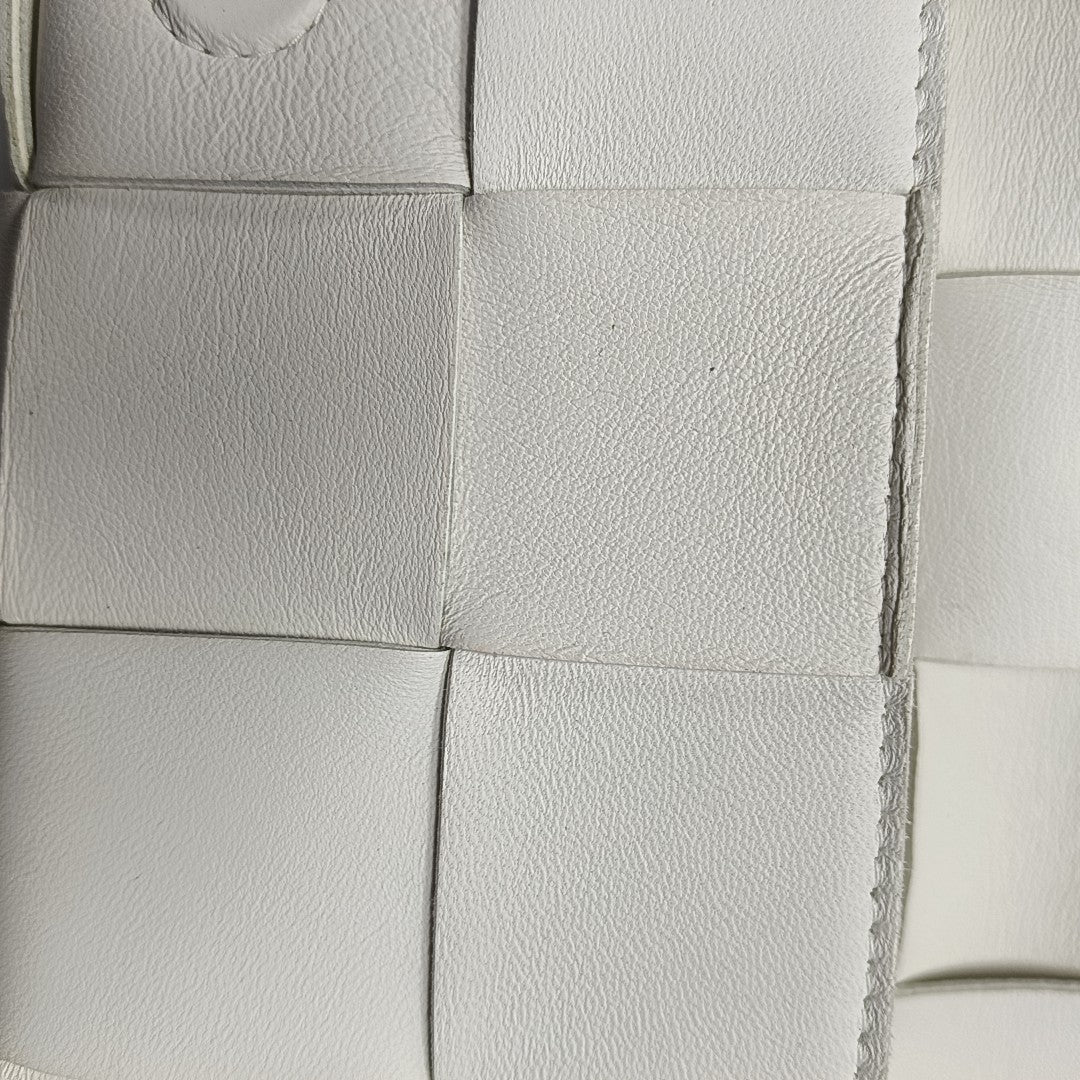 Cassette Piel de Cordero Blanco