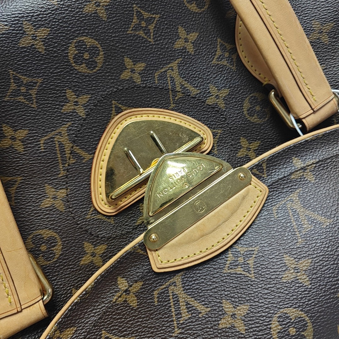 BEVERLY GM Monogram Coated Canvas Brown