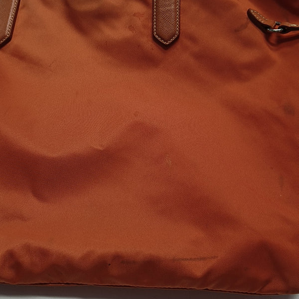 Vitello Phenix Tote Nylon Orange