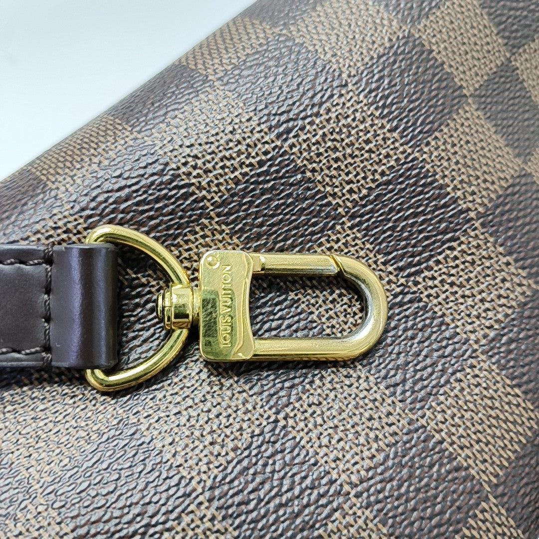 BRITTANY BB Damier Ebene Coated Canvas Brown