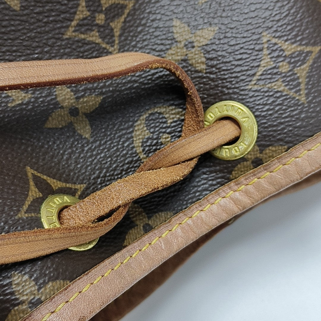 NOÉ BB Monogram Coated Canvas Brown