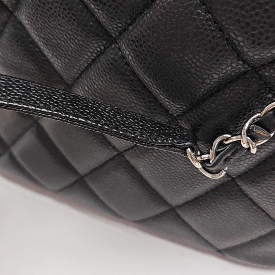 CC TIMELESS SOFT Quilted Grained Calfskin Black