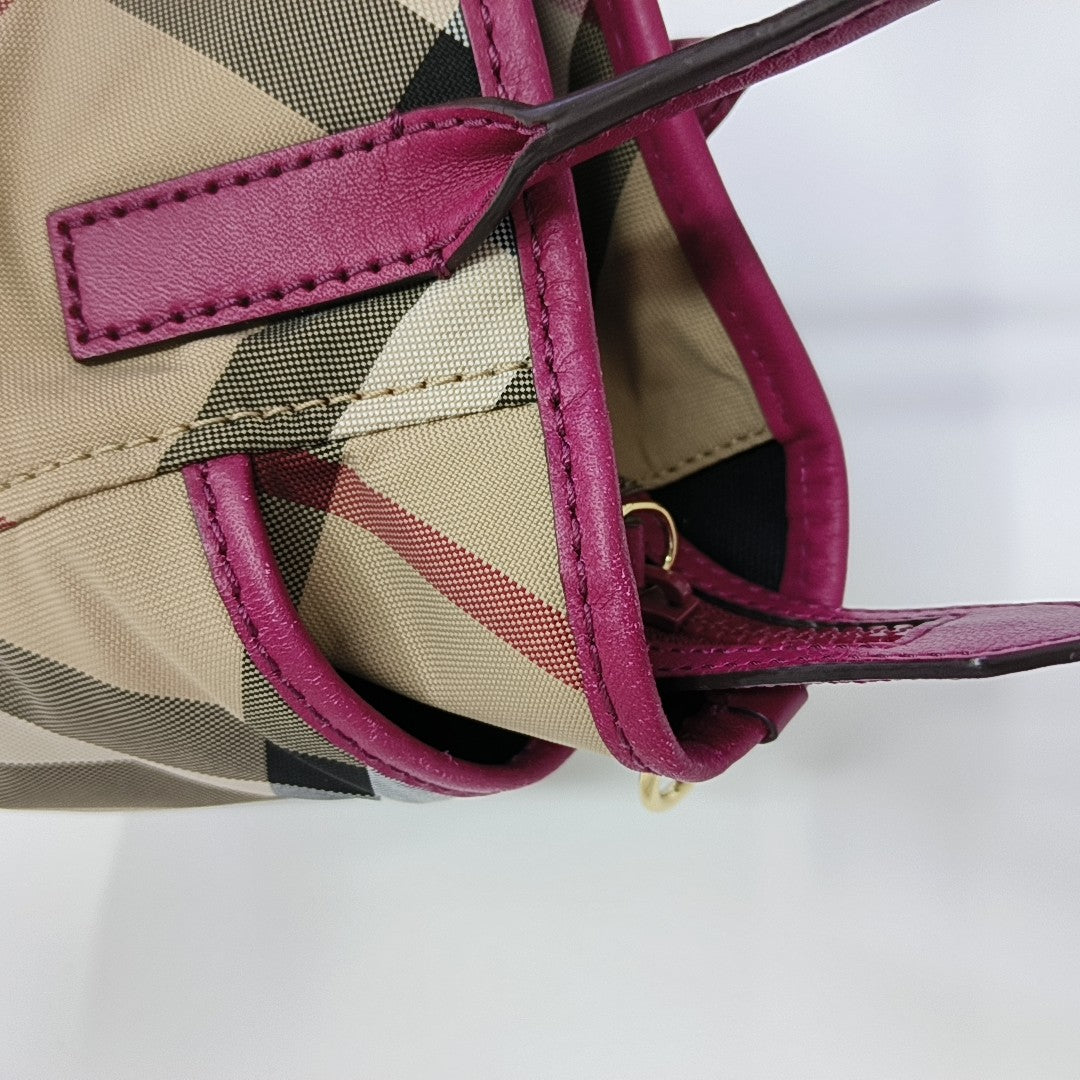 Canvas Shoulder Bag Beige