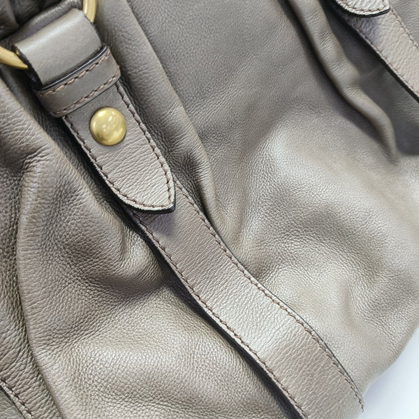 Calfskin Tote Bag Brown