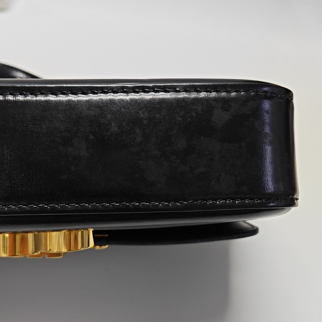 TRIOMPHE Small Calfskin Black