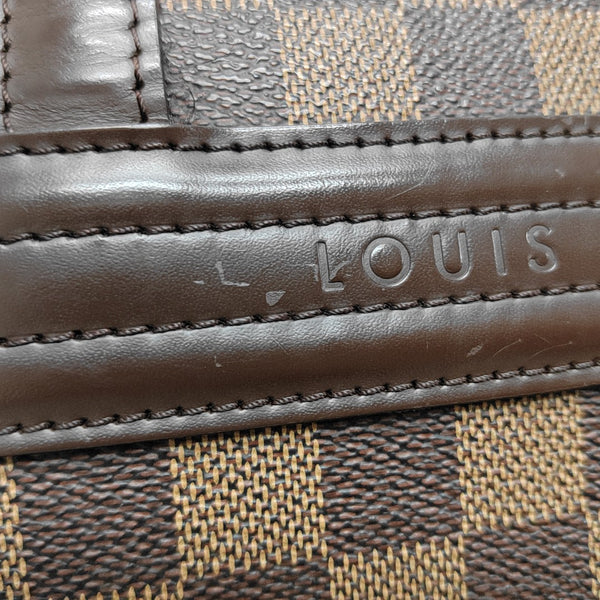 PARIOLI PM Damier Ebene Coated Canvas Brown