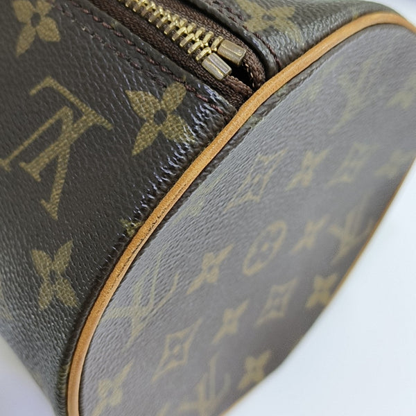 PAPILLON MM Monogram Coated Canvas Brown