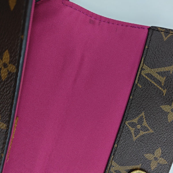 CLUNY PM Monogram Coated Canvas Brown