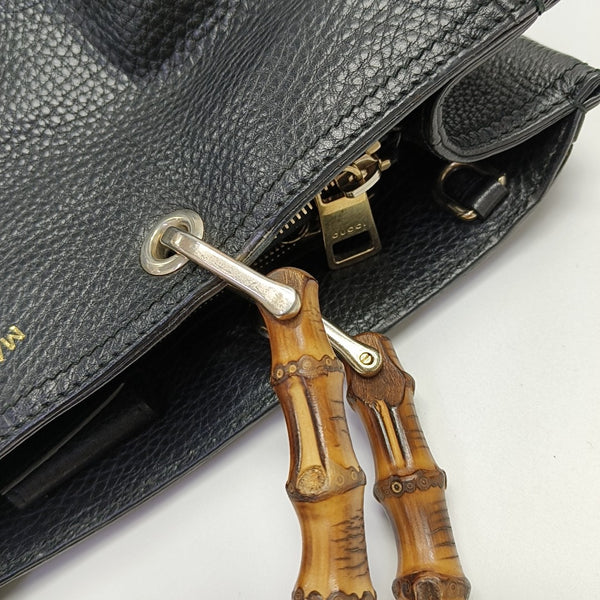 Bamboo 1947 Medium Calfskin Black