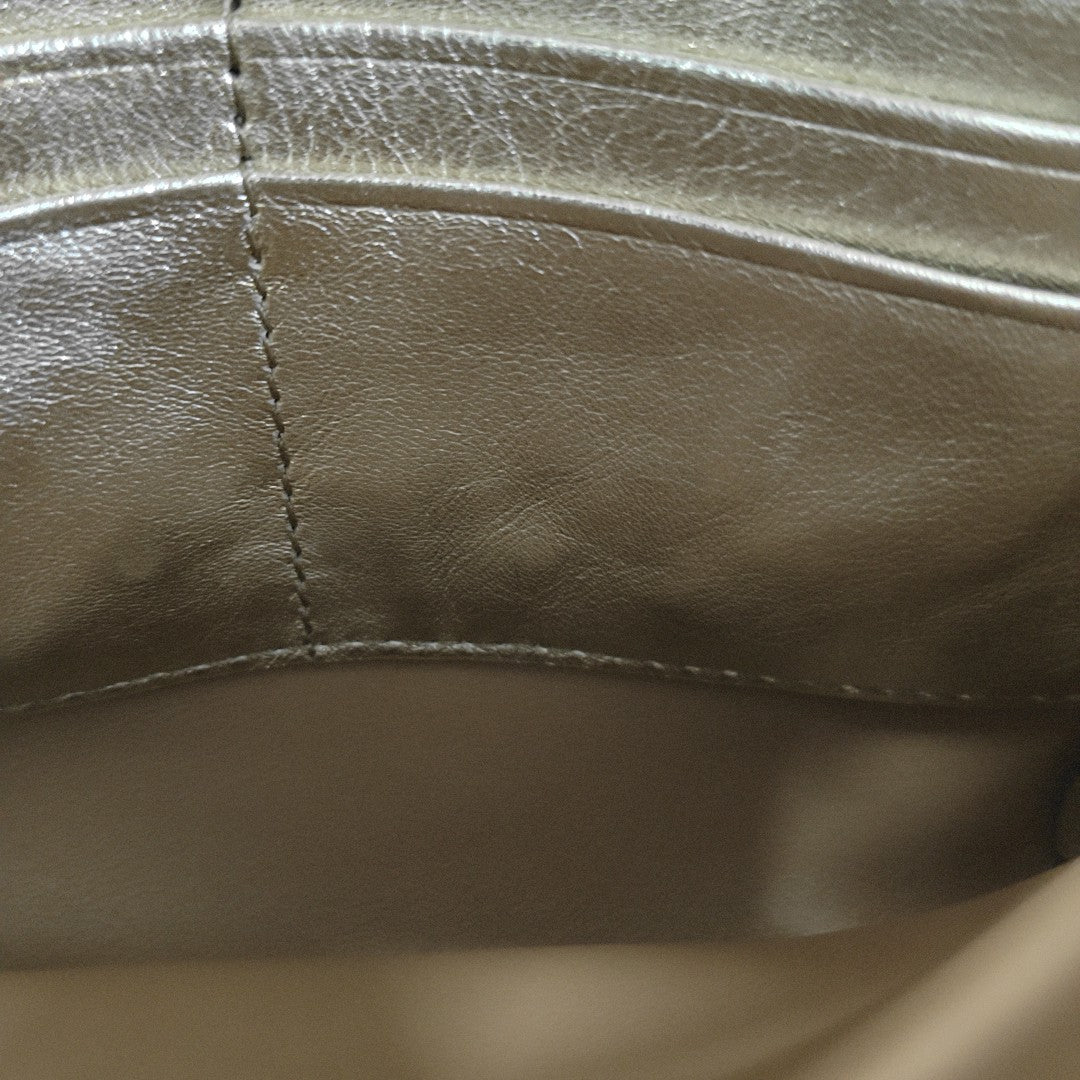 Calfskin Shoulder Bag Beige