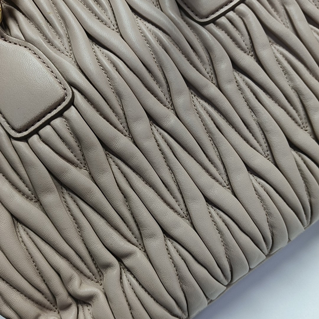 Madras Quilted Lambskin Pink