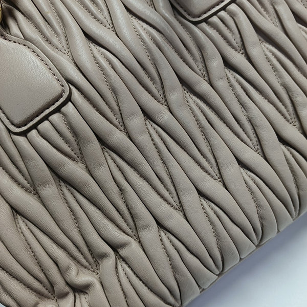 Madras Quilted Lambskin Pink