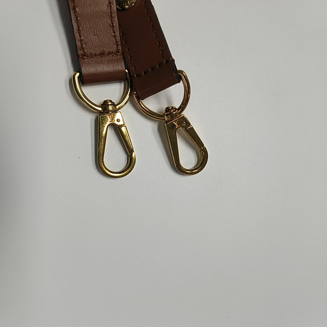 DAUPHINE MM Monogram Coated Canvas Brown