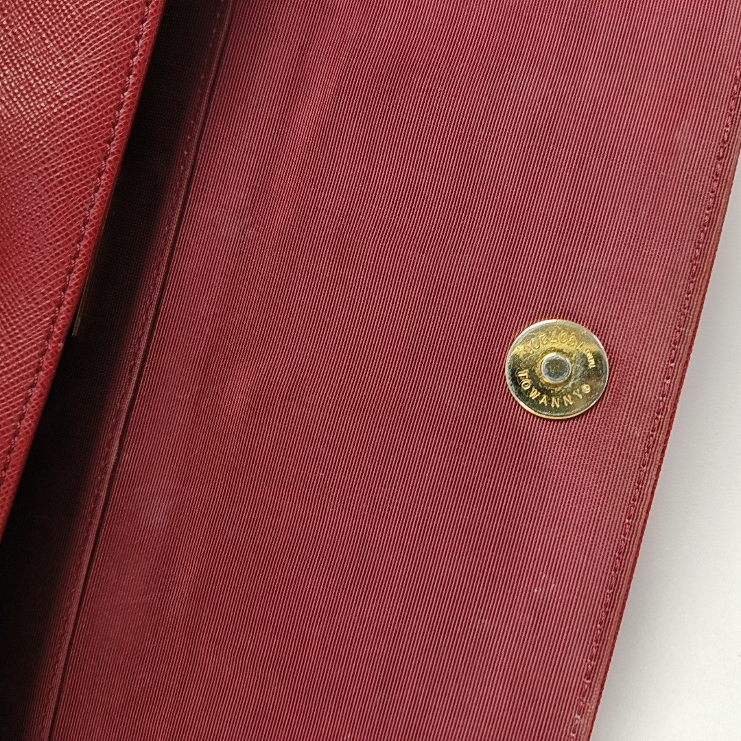 Calfskin Top Handle Bag Red