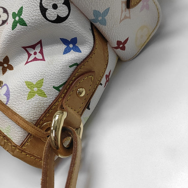 LV × TM NÉONOÉ MM Monogram Coated Canvas White