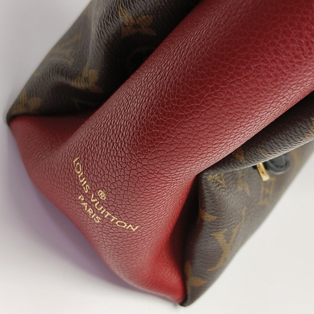 SURENE MM Monogram Coated Canvas Brown