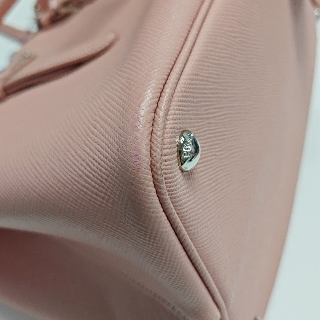 Saffiano Calfskin Tote Bag Pink