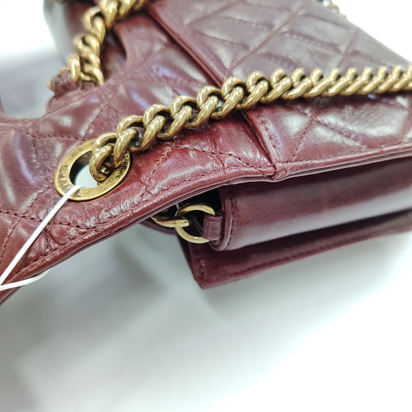 PREFECT EDGE Quilted Calfskin Red
