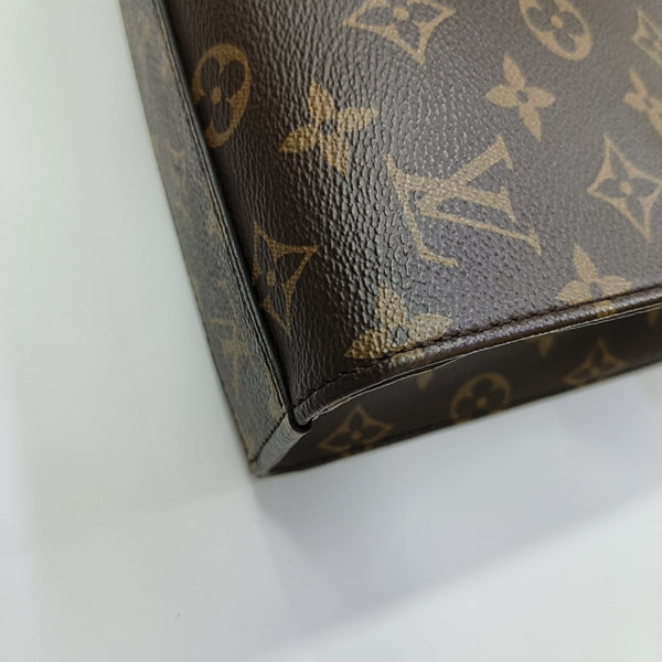 SAC PLAT BB Monogram Coated Canvas Brown