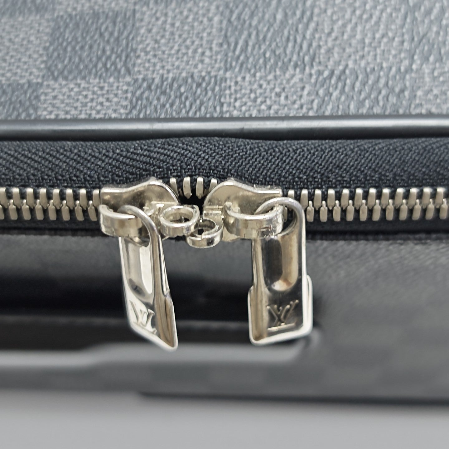 PEGASE 55 Damier Graphite Coated Canvas Black