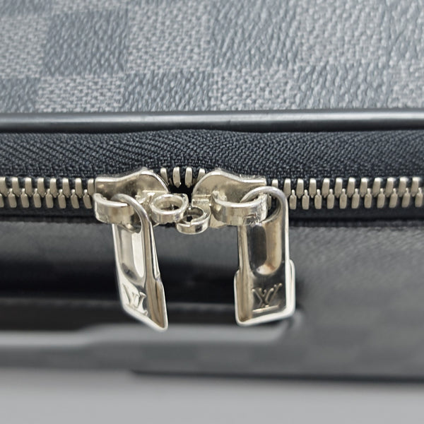 PEGASE 55 Damier Graphite Coated Canvas Black
