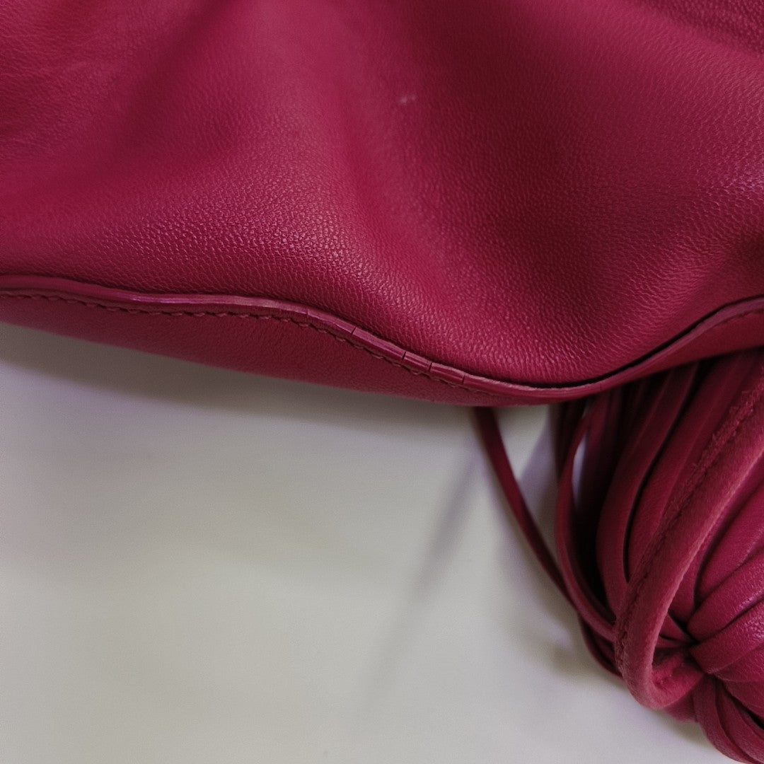 Calfskin Shoulder Bag Red