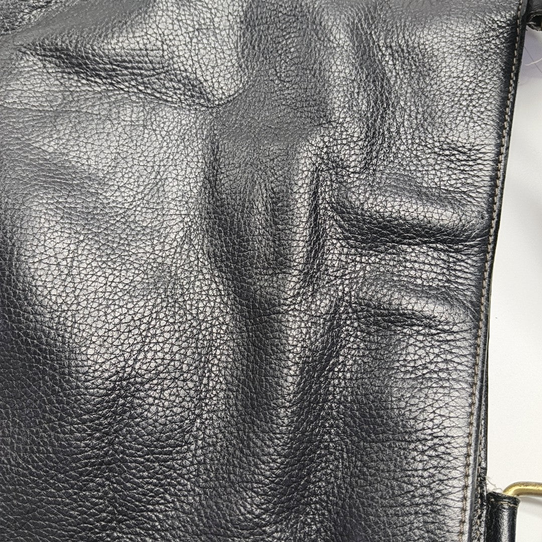 Calfskin Shoulder Bag Black