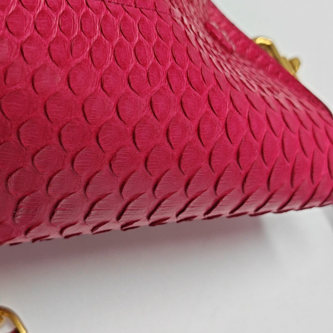 TRAPEZE Medium Python Pink