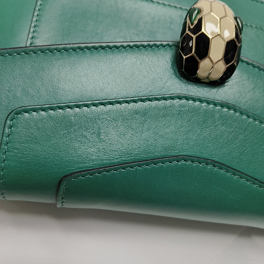 SERPENTI FOREVER Small Calfskin Green