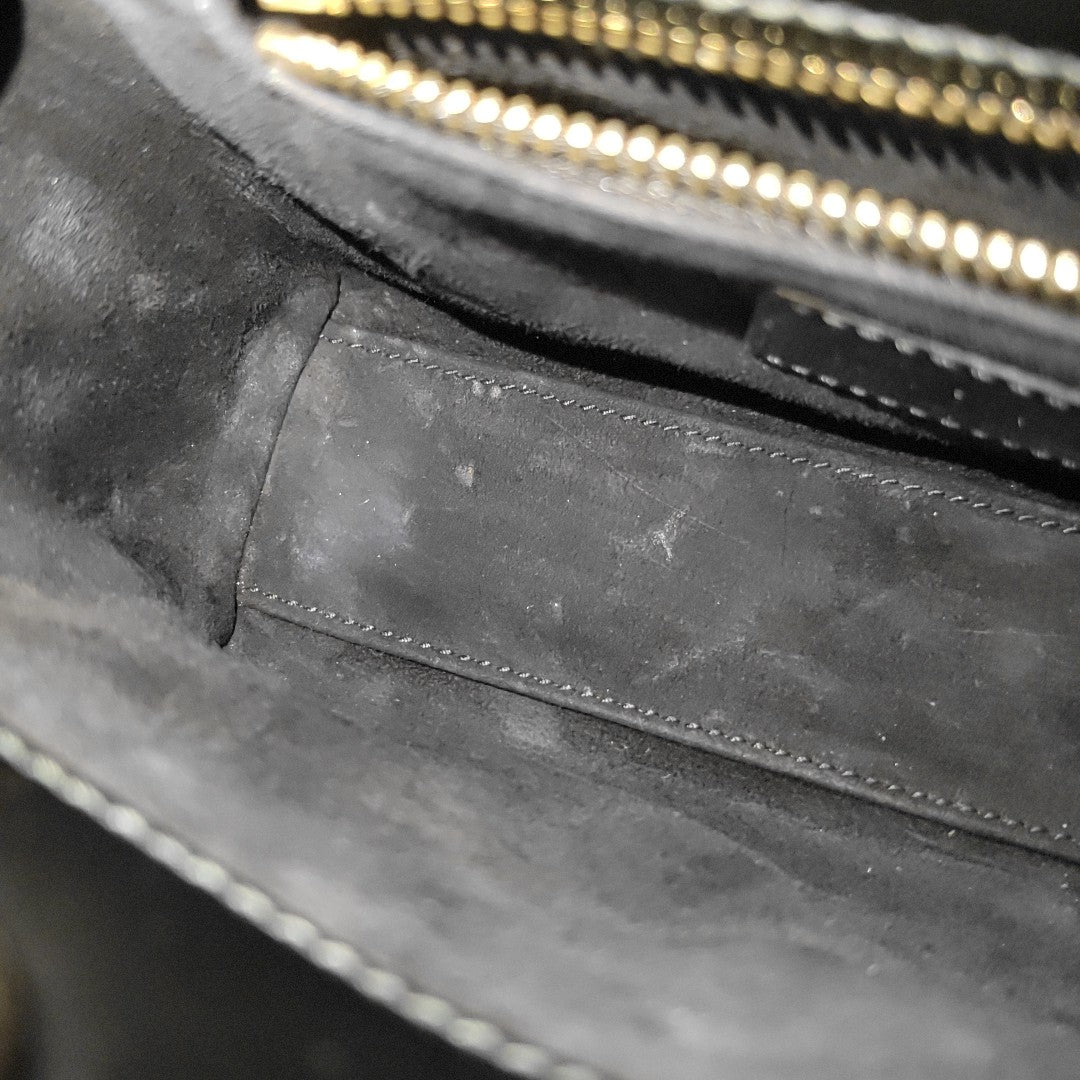 Lady Dior Mini Cannage Patent Leather Black