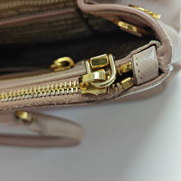 Galleria Large Saffiano Calfskin Pink