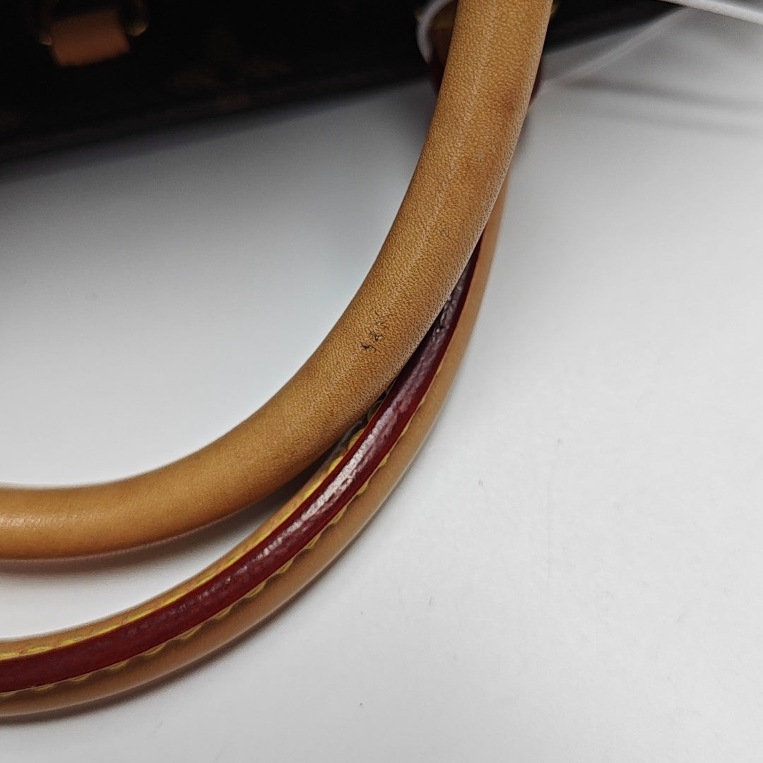 MONTAIGNE Monogram Coated Canvas Brown
