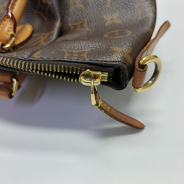 TURENNE Monogram Coated Canvas Brown